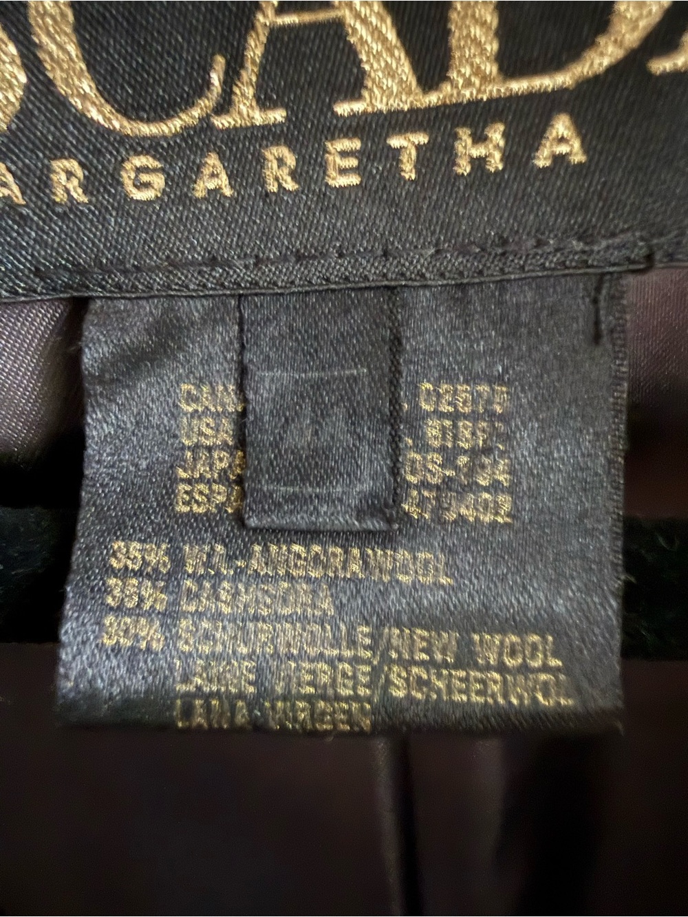 Vintage ESCADA Women's Cashgora Angora Wool Single-Button Blazer 14/XL - Picture 6 of 13